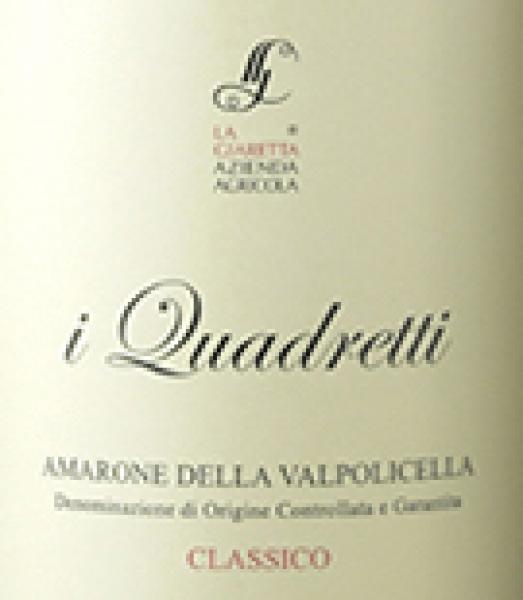 La Giaretta - I QUADRETTI - AMARONE DELLA VALPOLICELLA DOCG CLASSICO 2017