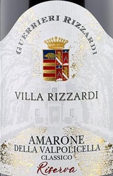 GUERRIERI RIZZARDI VILLA RIZZARDI, Amarone della Valpolicella DOCG Classico Riserva – 2016